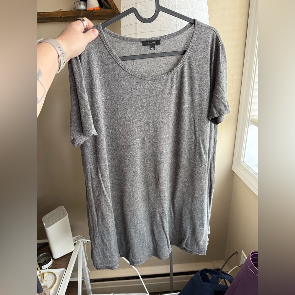 Talula Aritzia Bilbao Tunic Oversized T Shirt Top Size Small
